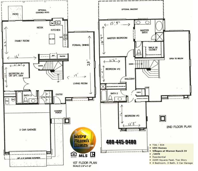 Small 3 Bedroom 2 Story House Plans