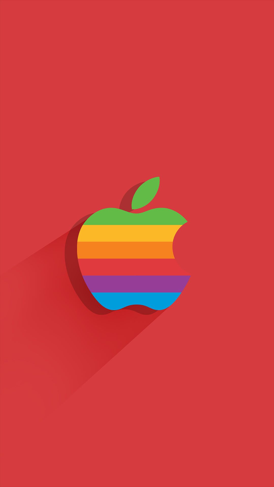 Apple Rainbow Wallpaper Iphone