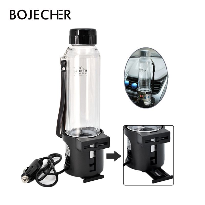 12v 24v 75w Car Electric Kettle 280ml Auto Heating Cup Travel