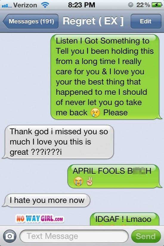 Good April Fools Pranks Over Text
