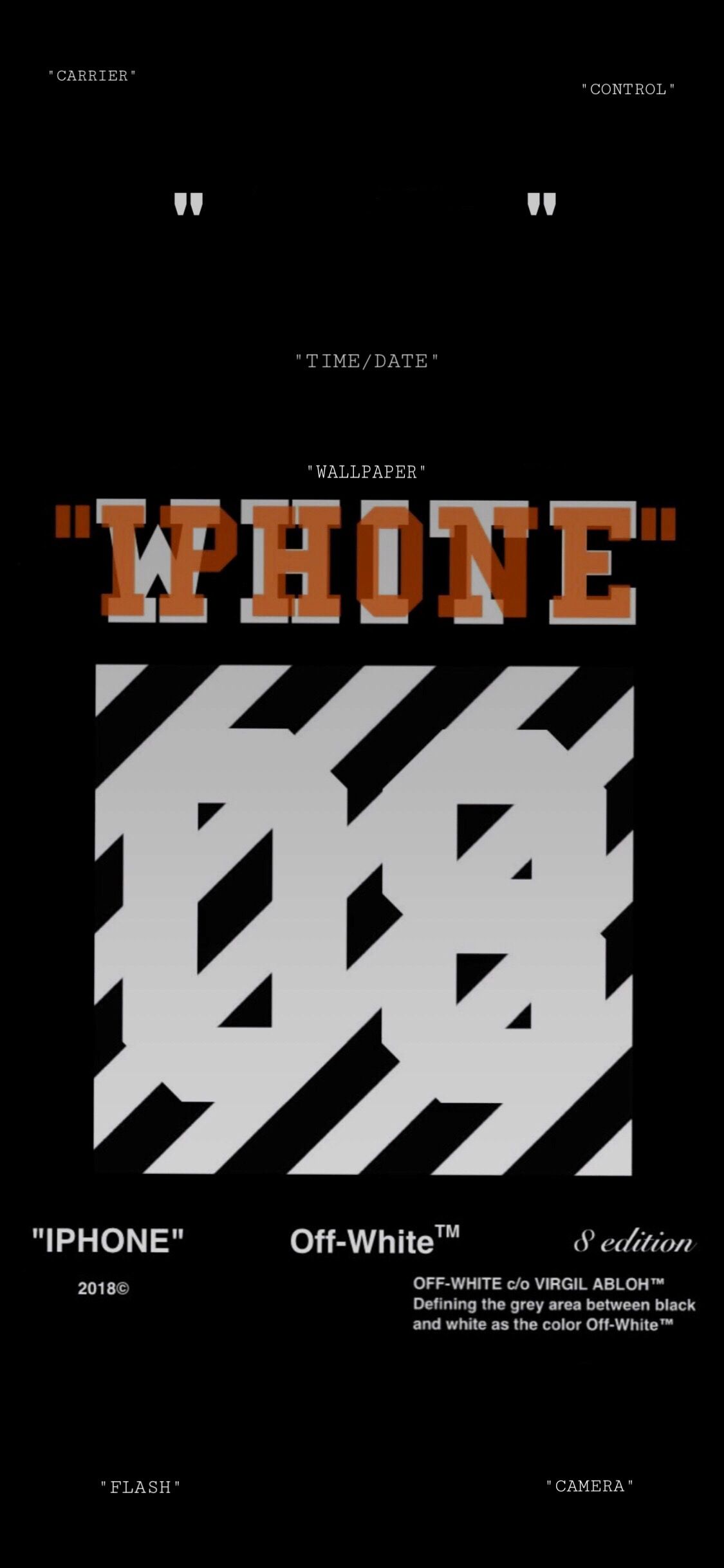 Off White Wallpaper Iphone X