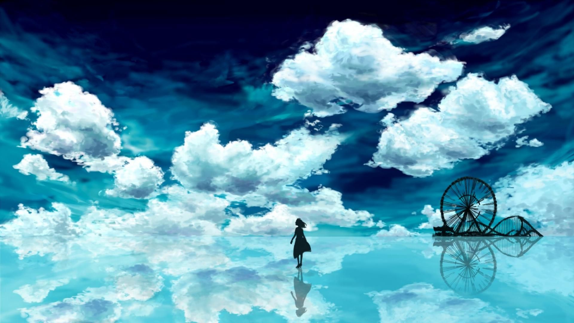 Landscape Anime Wallpaper 19x1080