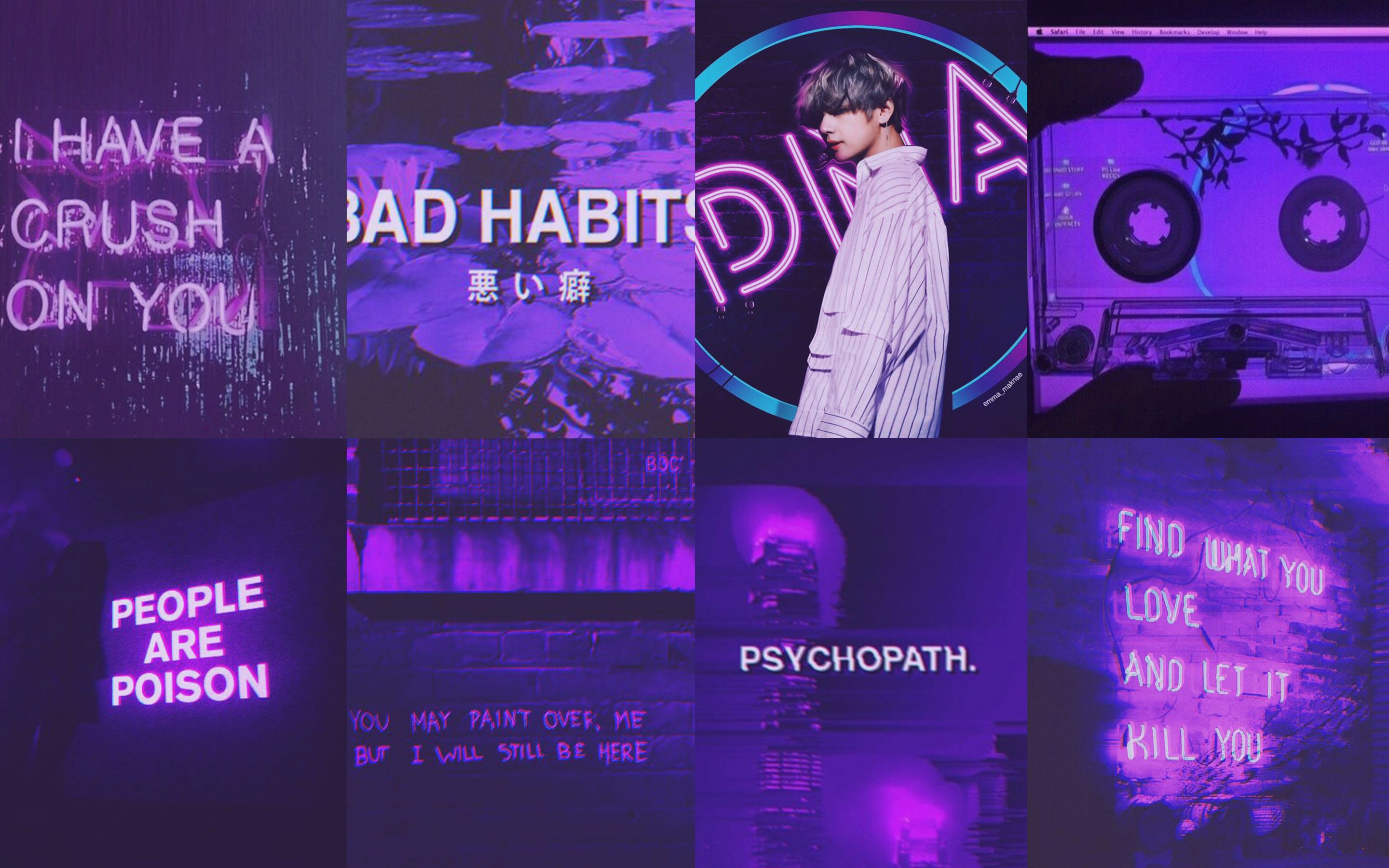 Bts Aesthetic Wallpaper Hd Purple And for the admin, if you are using bts's image, at least do it well. bts aesthetic wallpaper hd purple