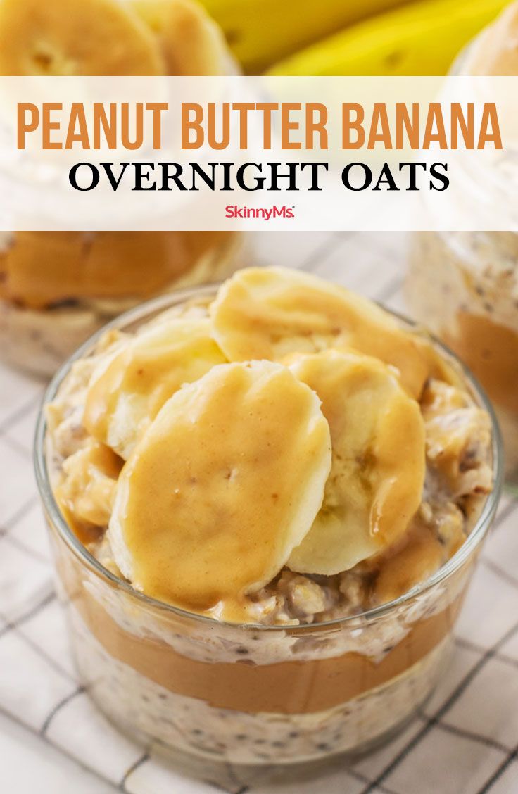 peanut butter banana overnight oats - subway2022