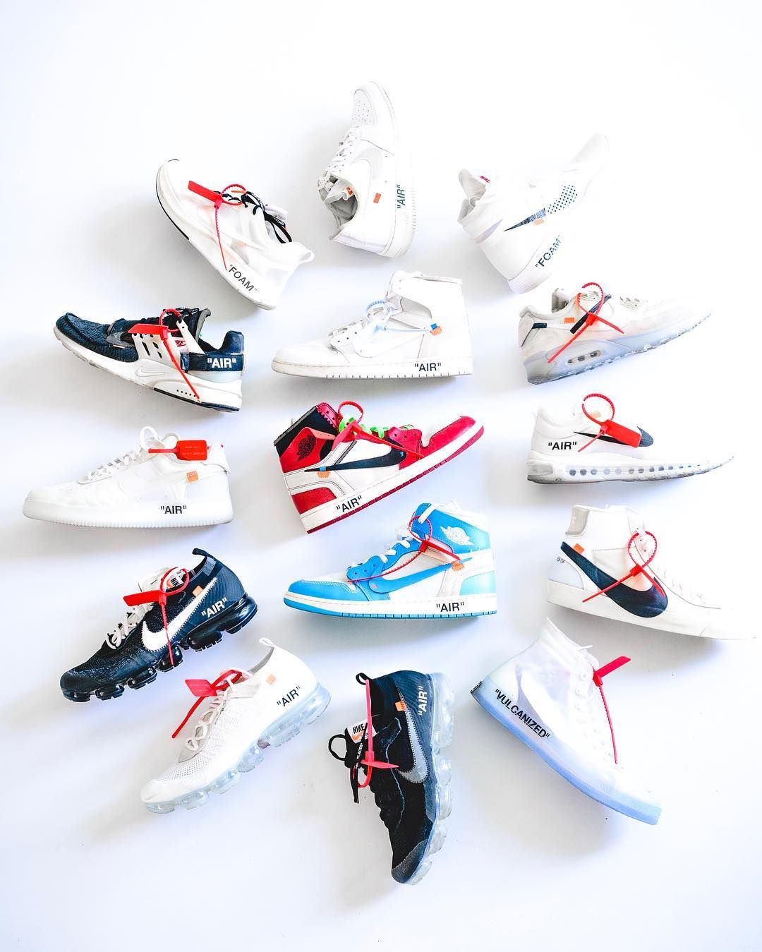 off white nike the ten collection
