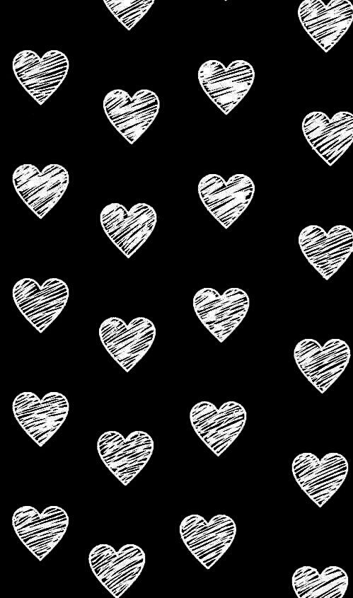 Featured image of post White Heart Wallpaper With Black Background