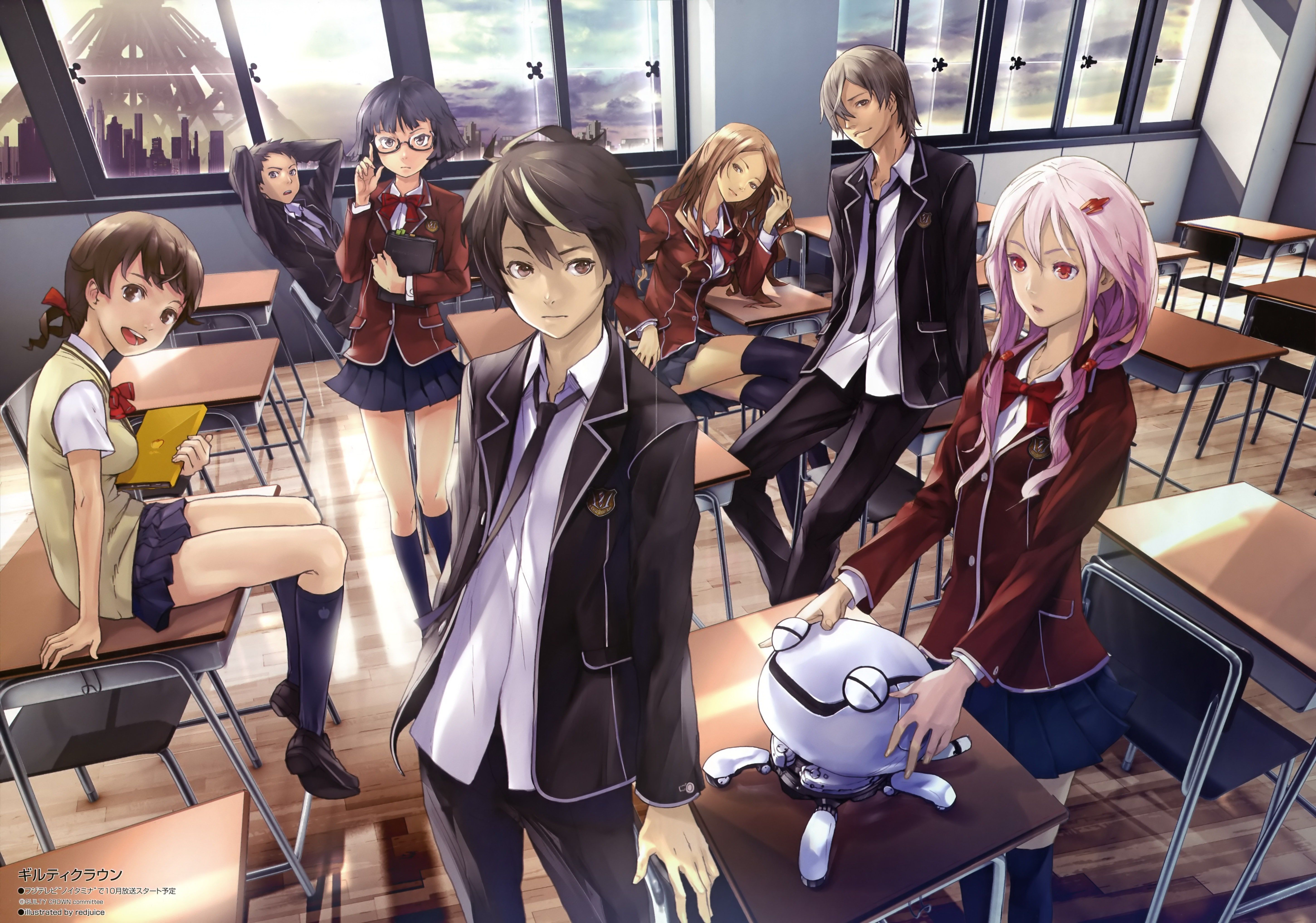 Wallpaper Anime Guilty Crown Hd For Android