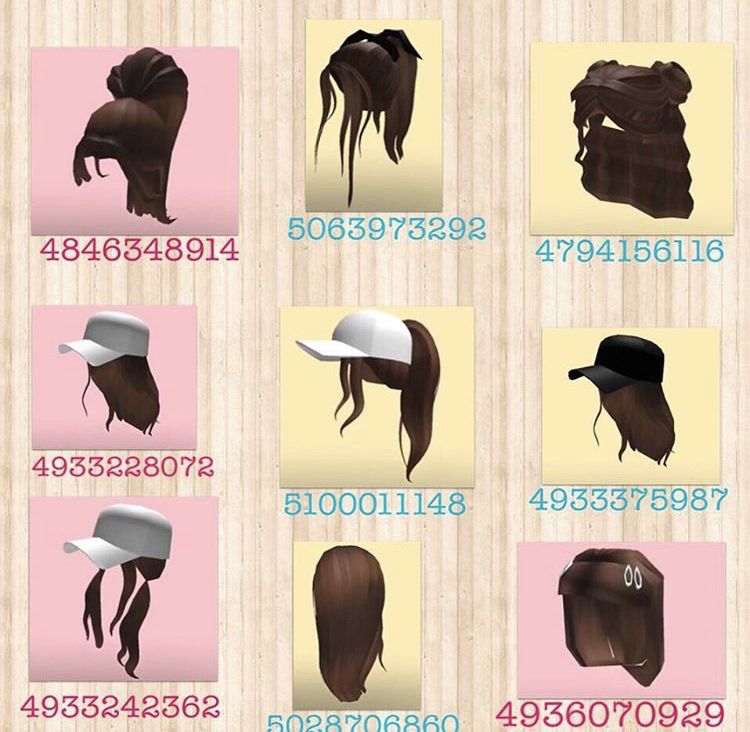 Roblox Hair Codes - Brown Hair Codes Brown Hair Roblox Roblox Pictures Roblox Codes - Hair accessories change your character's hair.