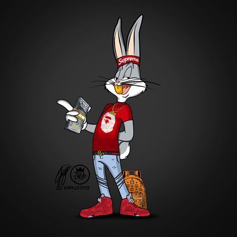 Wallpaper Bugs Bunny Cartoon Characters 