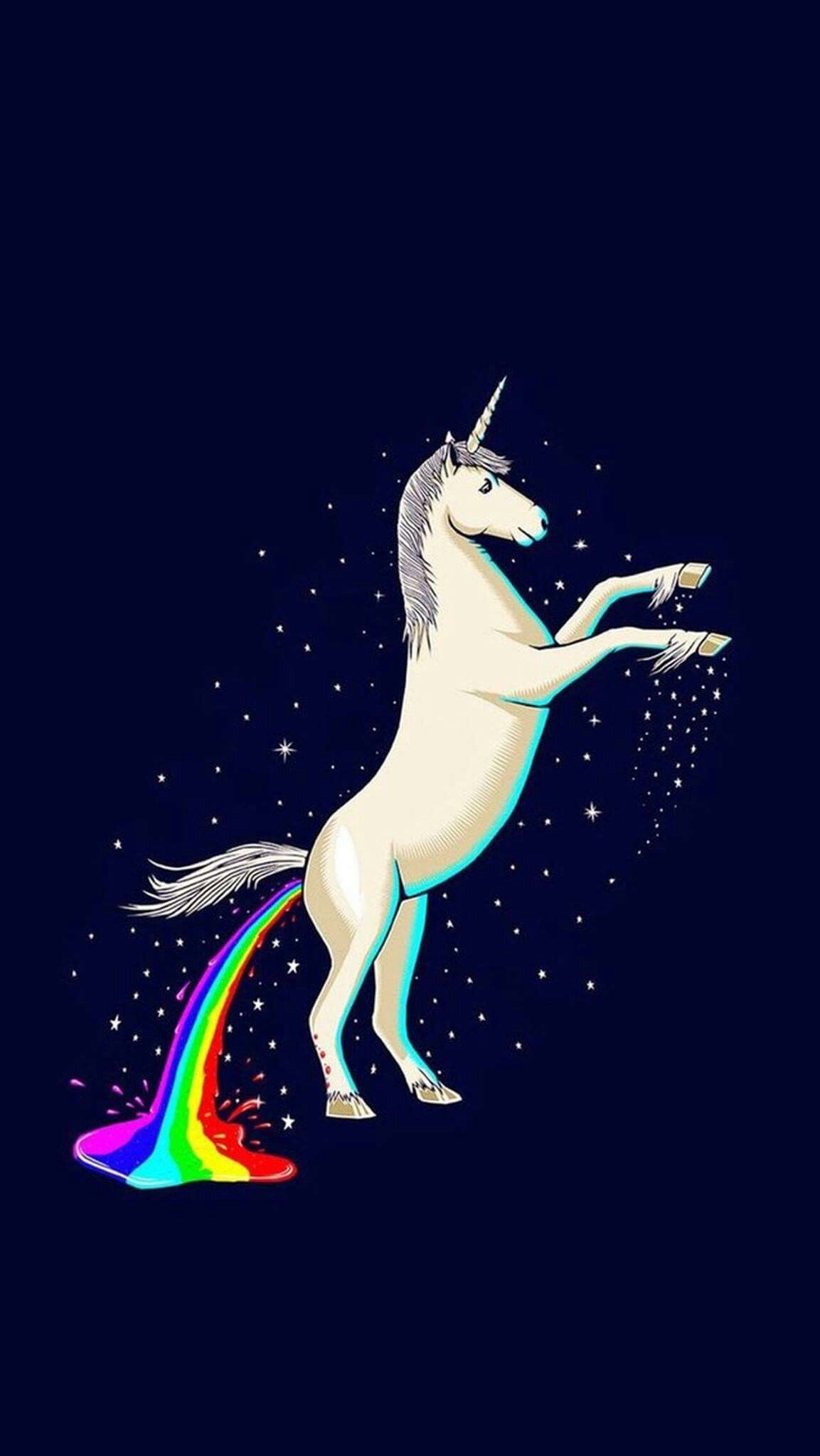 Galaxy Rainbow Unicorn Wallpaper Gambar Unicorn