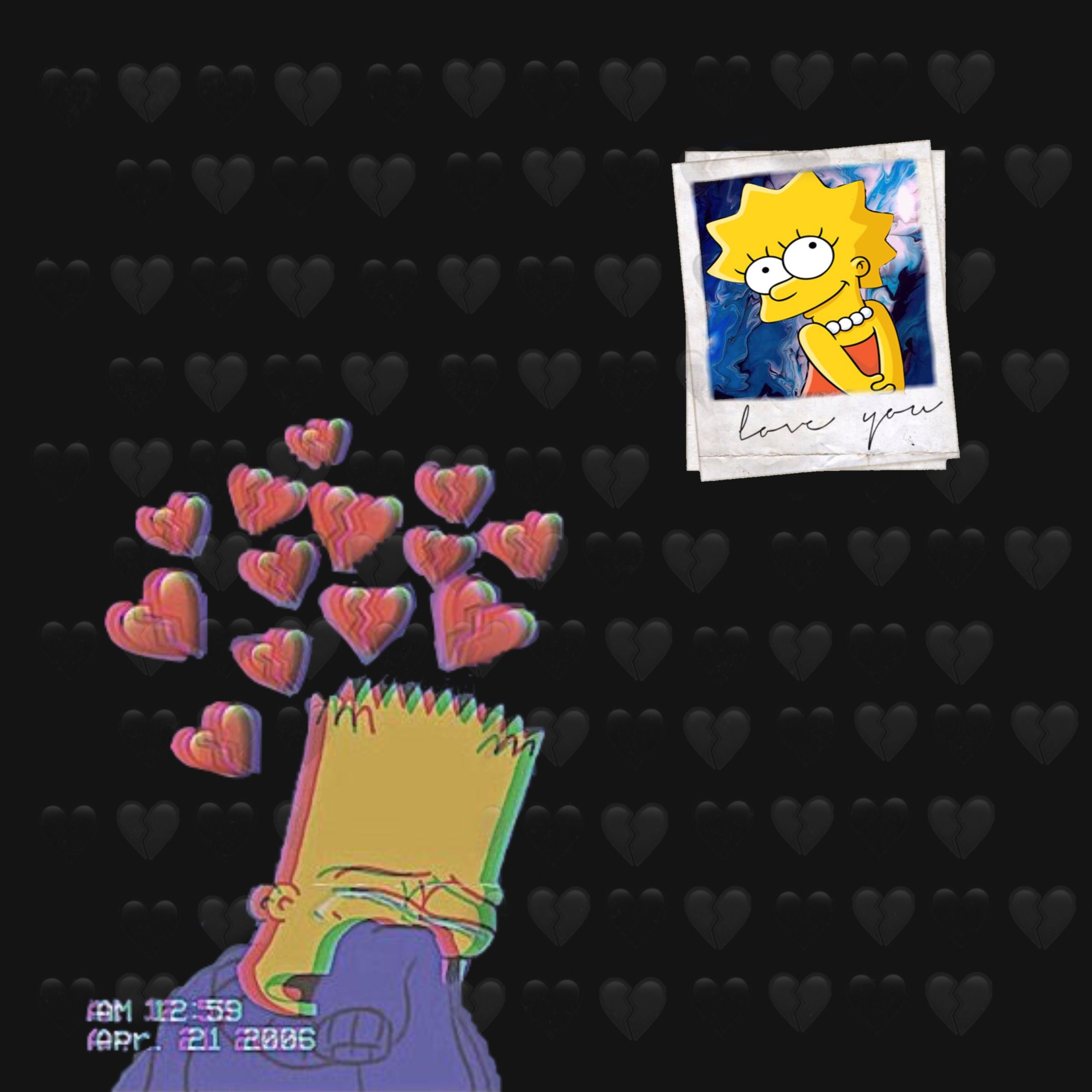 Featured image of post Broken Hearted Iphone Simpsons Sad Aesthetic Wallpaper