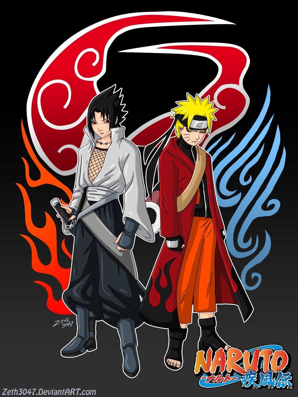 Gambar Sasuke Dan Naruto Paling Keren