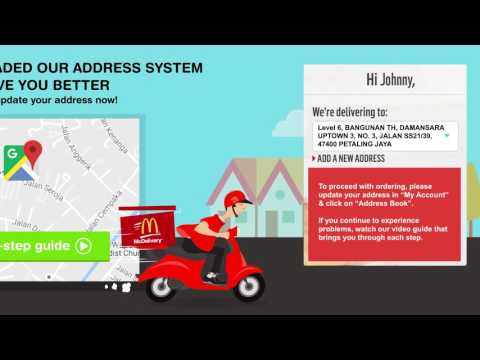 McDelivery - Step By Step Guide To Update Your Address For Web  (English)