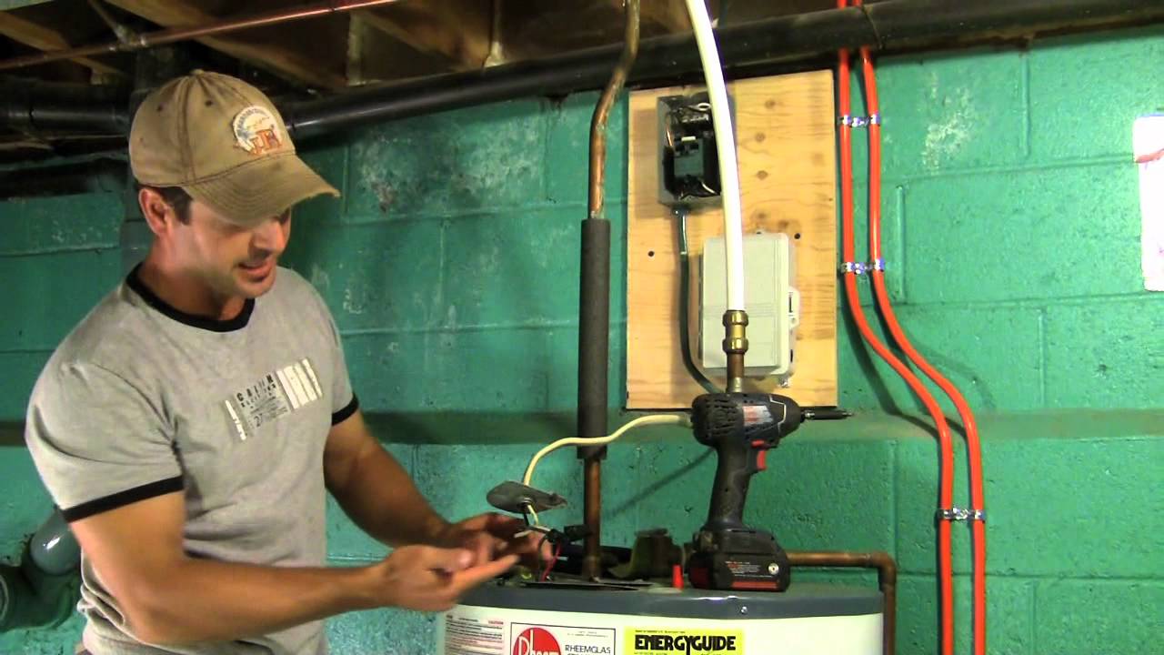 How To Install A Water Heater Timer Diy Step By Step Youtube