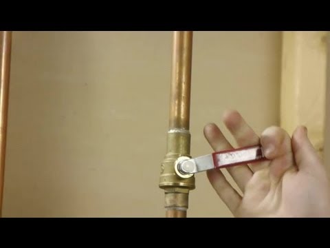 Water Heater Shut Off Valve Recommendations Water Heaters Youtube