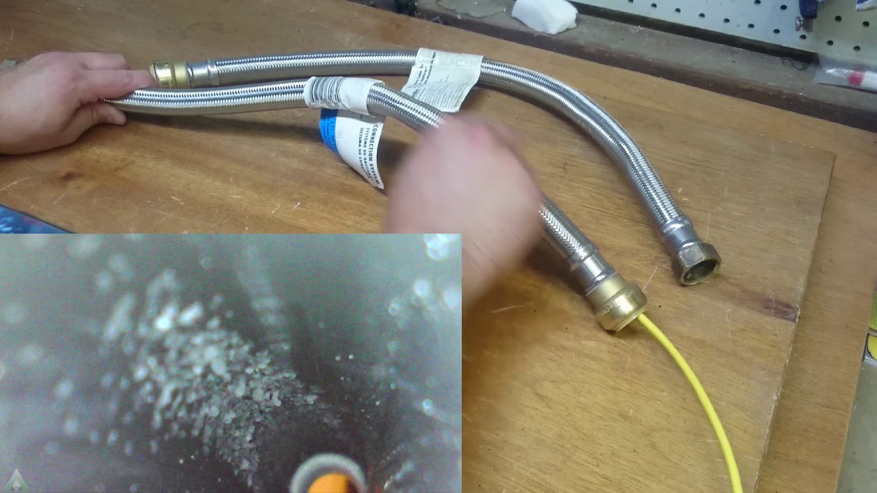 Autopsy Of A Failed Sharkbite Flexible Hose 3 4 Fip Fitting For