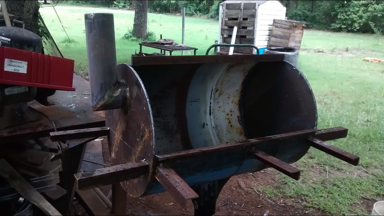Bbq Pit From A Water Tank Pt1 Youtube