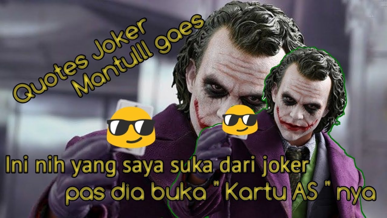 Kata Kata Keren Joker Bahasa Inggris