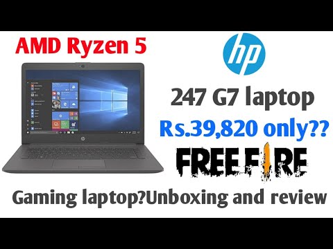 HP 245 G7 laptop unboxing and review|AMD Ryzen 5|8GB RAM and 1 TB HDD under Rs.42,000|Gaming laptop