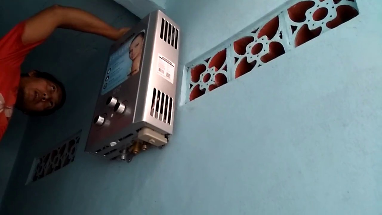 Instalasi Pemanas Air Gas Gas Water Heater Sederhana Youtube