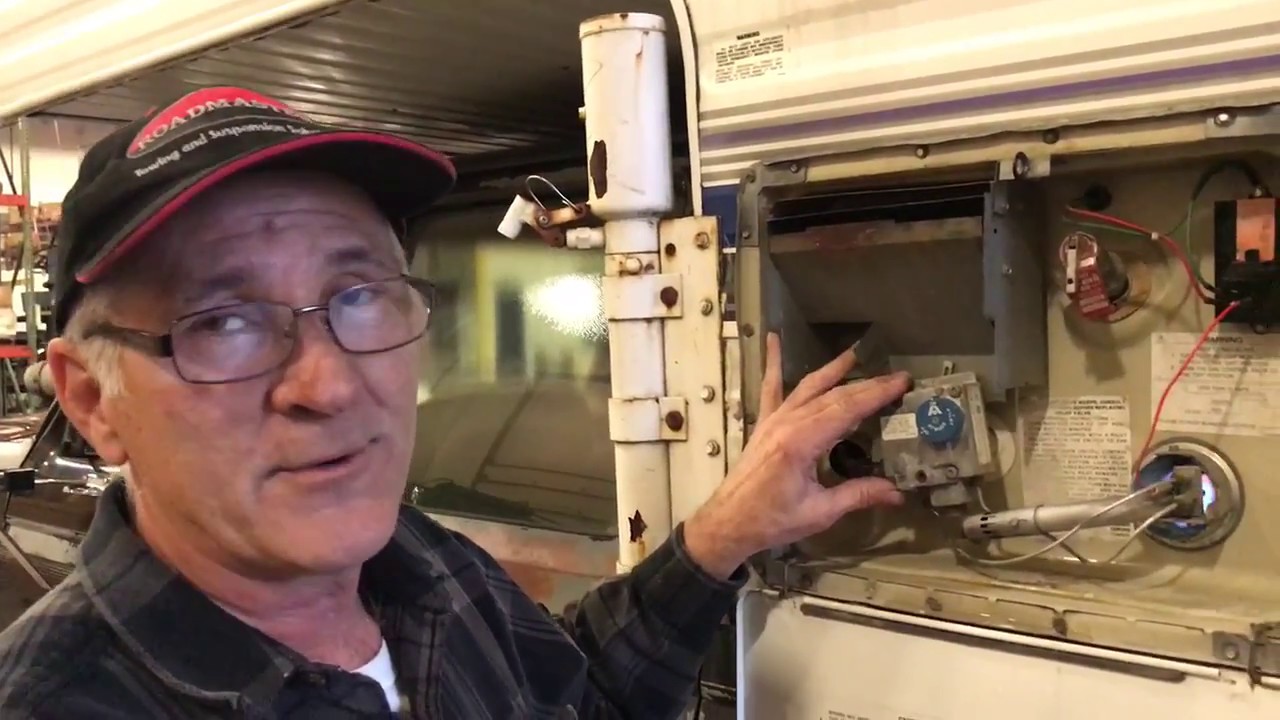 How To Adjust Rv Water Heater Flame Youtube