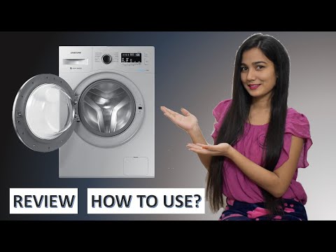 Samsung 6.0 Kg Inverter 5 Star Fully-Automatic Front Loading Washing Machine | Review | How to use