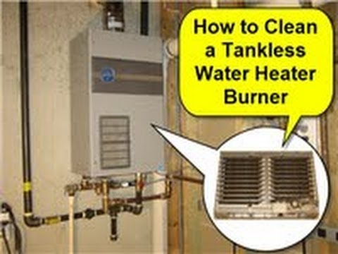 How To Clean A Tankless Water Heater Burner Part 1 Youtube