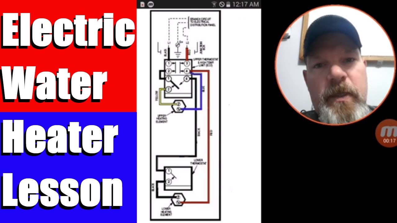 Electric Water Heater Lesson Wiring Schematic And Operation Youtube