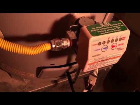 Water Heater Issue Intelli Vent Ignition Rod Flame Sensor Youtube