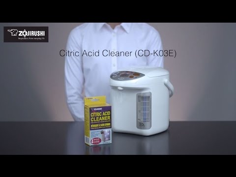 How To Clean Your Zojirushi Water Boiler Warmer Using Citric