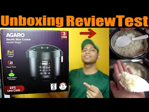 AGARO Regal Electric Rice Cooker/Multi Cooker Unboxing review & Test | Best electric multi cooker ?
