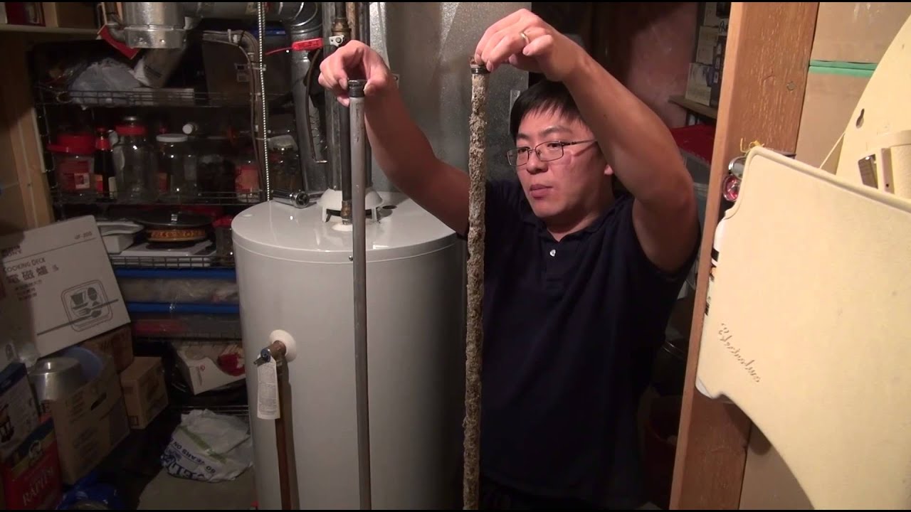 How To Replace A Water Heater Sacrificial Anode Rod Youtube