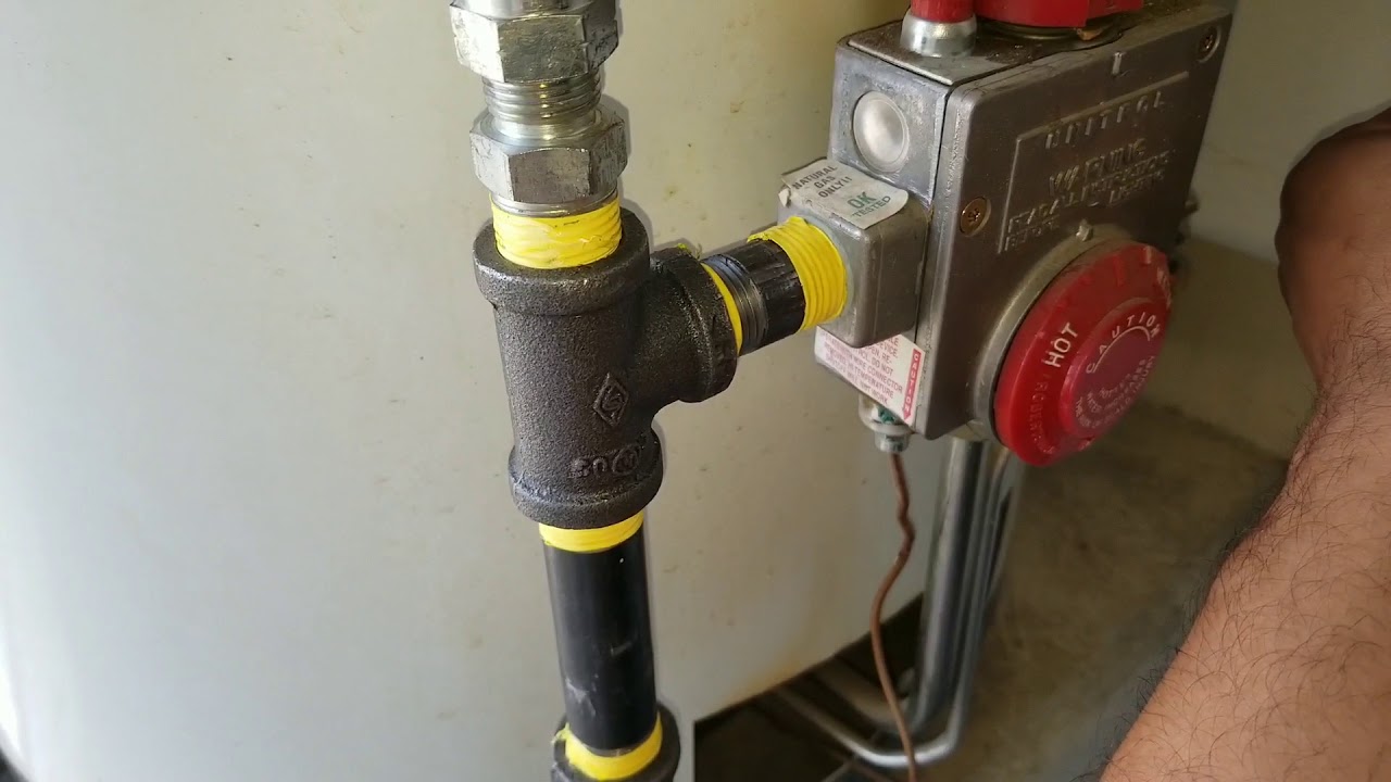 How To Install Water Heater Sediment Trap Easy Youtube