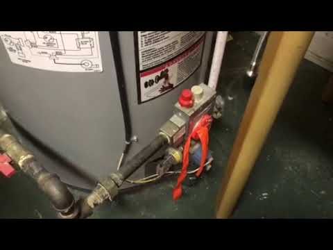 Water Heater Regulator Gas Leak Youtube