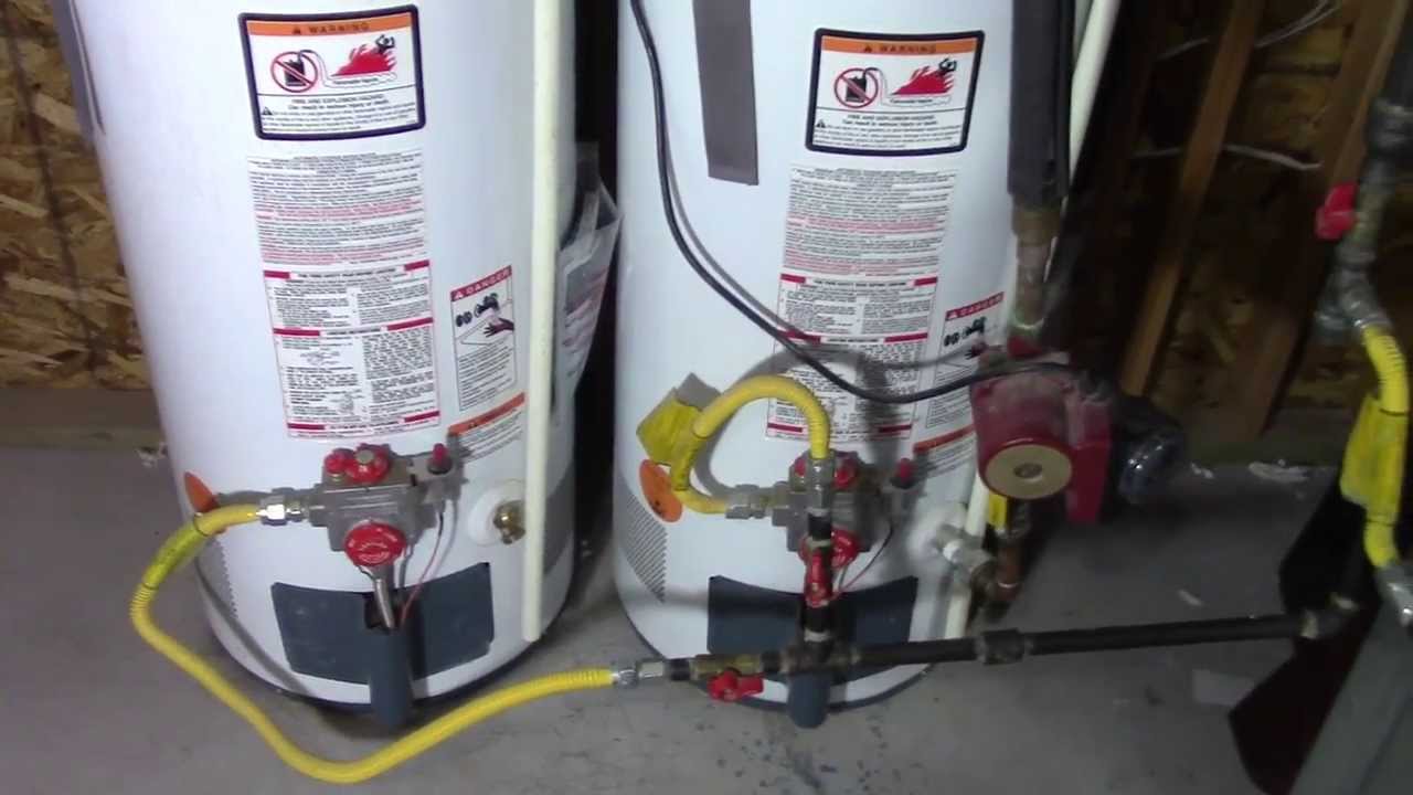 How To Install A Second Additional Water Heater In Series Youtube