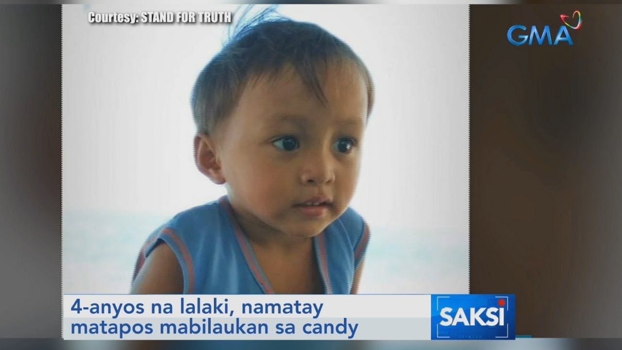 4-anyos na lalaki, namatay matapos mabilaukan sa candy | Saksi - YouTube