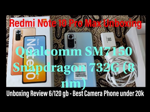 Redmi Note 10 Pro Max (Glacial Blue, 6GB RAM, 128GB Storage) Unboxing/Review || Best Camera Phone