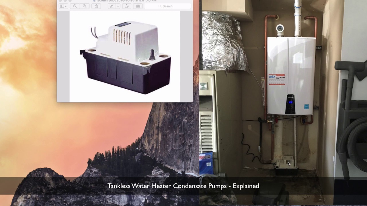 Tankless Condensate Pump Youtube
