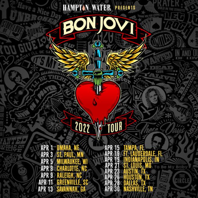 Bon Jovi Sets Short 2022 U S Tour Dates 101 5 K Rock Manhattan S Real Rock