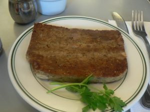 Mmmm, Scrapple. Don't ask what's in it.