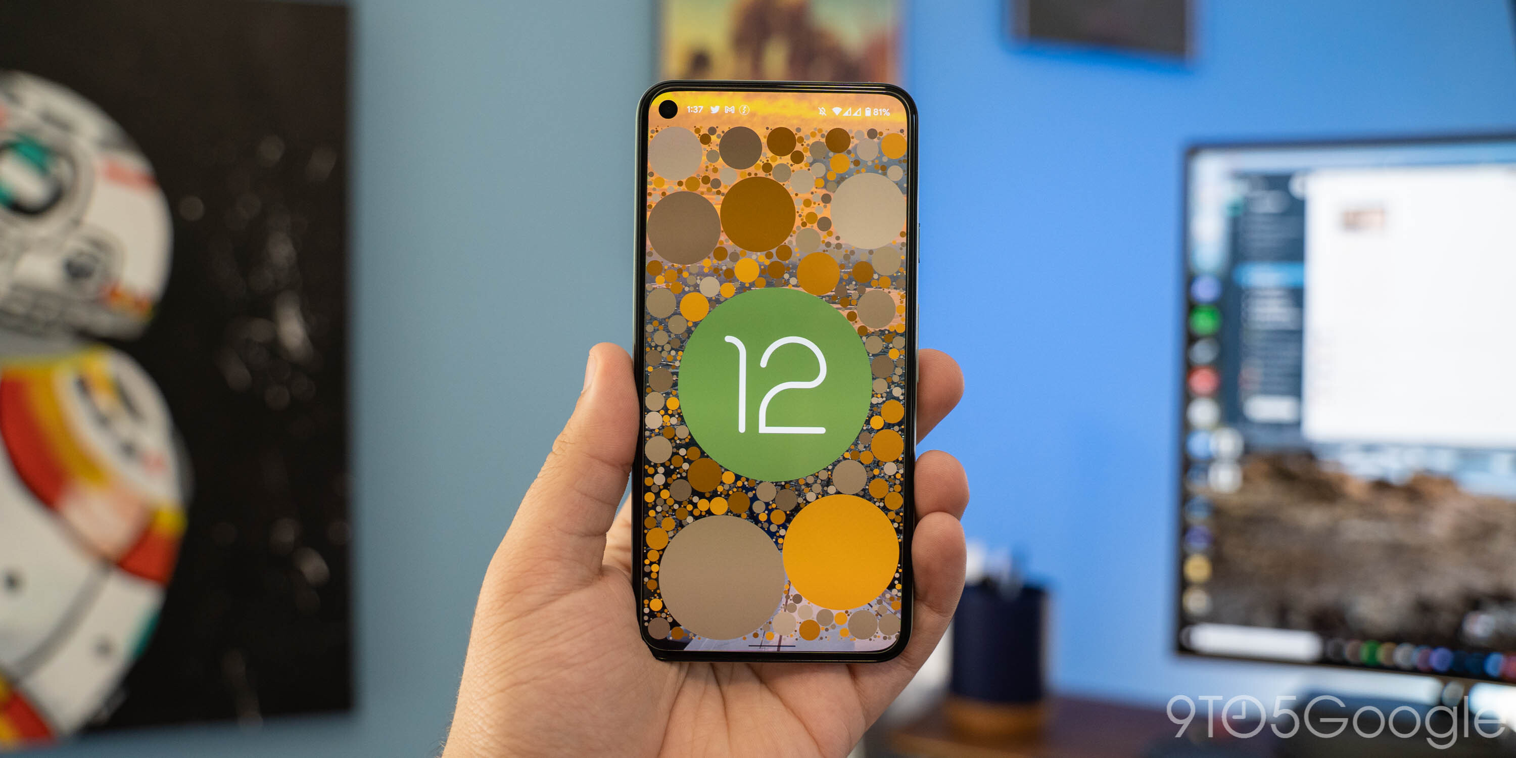 Android 12 Easter Egg Goes Live W Material You Colors 9to5google