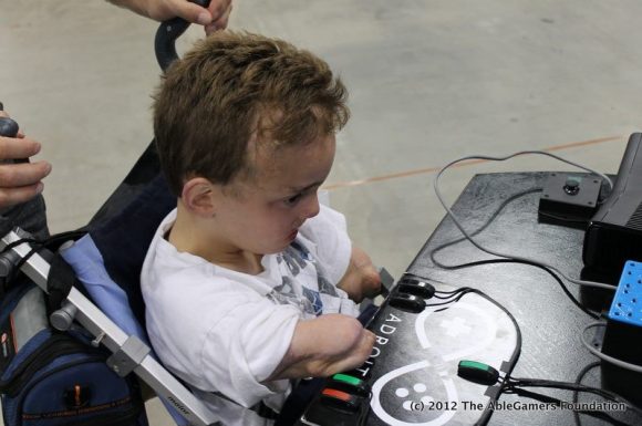 Young Man using Micro-switches
