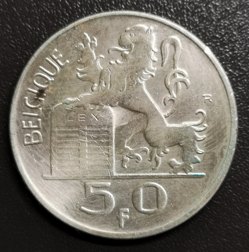 50 Francs Prince Charles Type Mercure En Francais 1951 Achat Vieil Or En Belgique