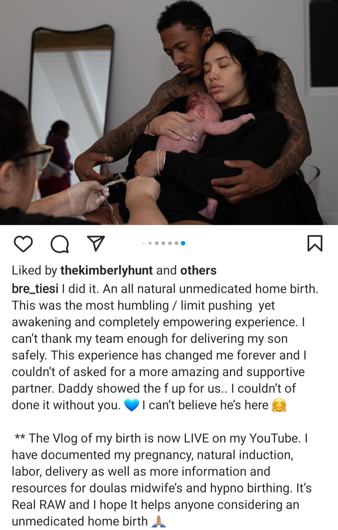 Nick Cannon welcomes baby number 8, his first child with model, Bre Tiesi