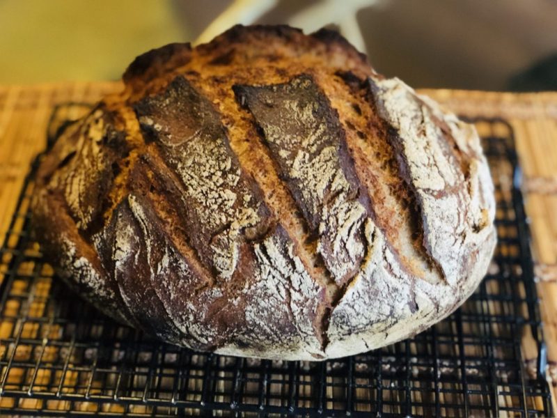 Mein Bauernbrot, a no-knead German crusty Bread