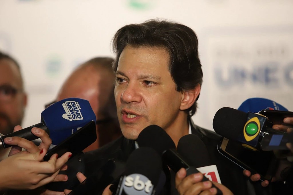 Fernando Haddad (PT) participa de evento da Unecs, em agosto: anos finais do governo Dilma registraram déficit