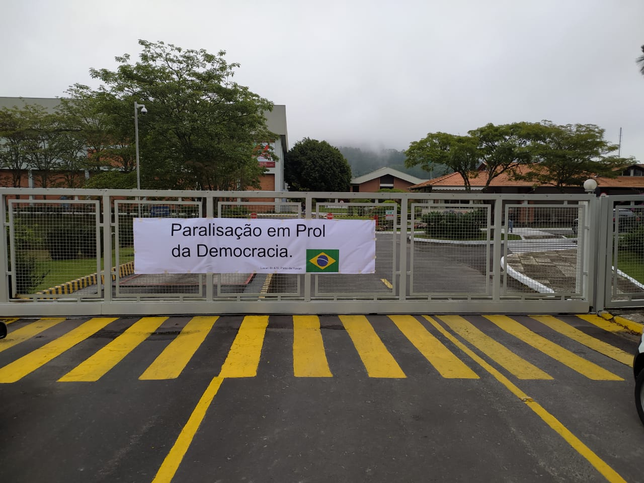 Entrada da indústria HBremer.