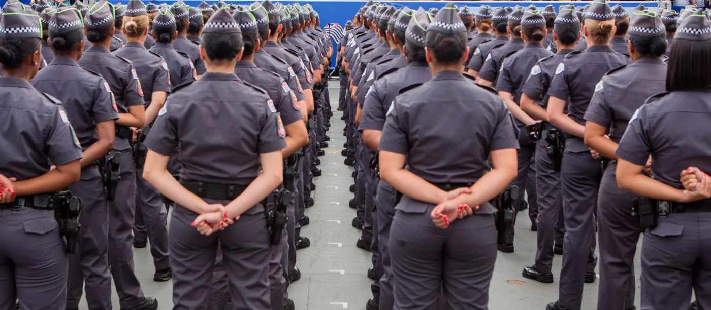 Formatura de soldados da Polícia Militar (PM) de São Paulo