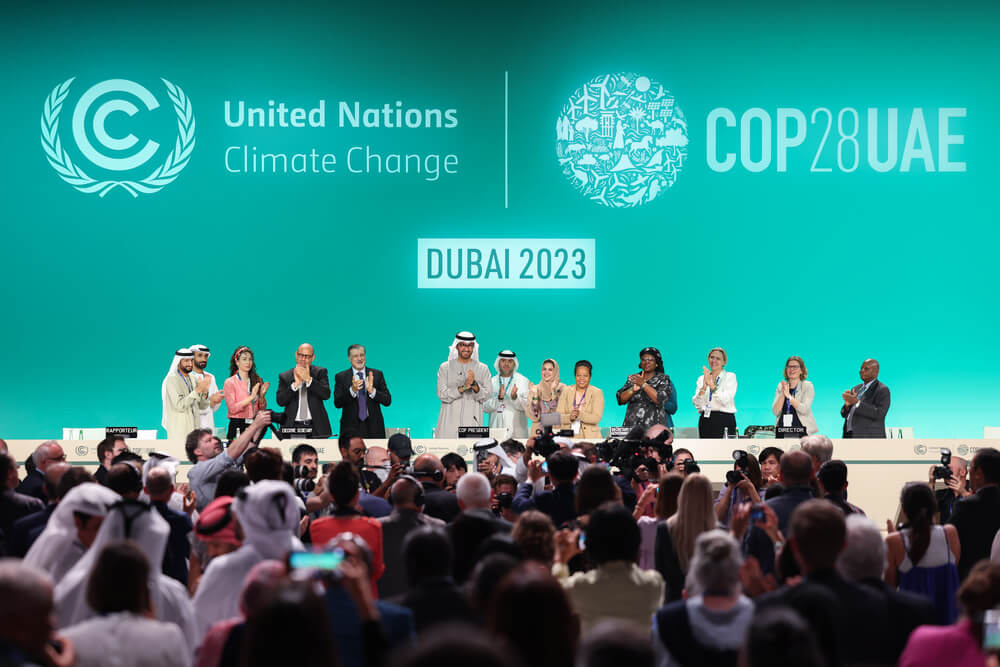 Cerimônia de encerramento da COP28 em Dubai