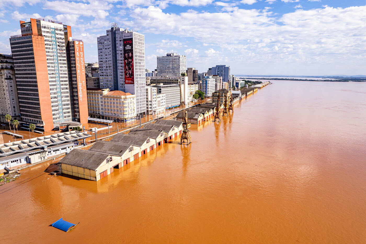 Enchente em Porto Alegre, Rio Grande do Sul (RS), em 05/05/2024